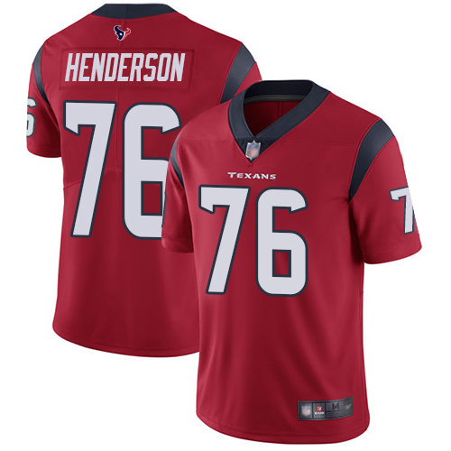 Houston Texans Limited Red Men Seantrel Henderson Alternate Jersey NFL Football #76 Vapor Untouchable